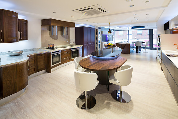 Retail interior photography for Gaggenau Kitchens, Commercial property photographer