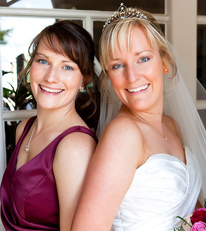 Bride and Bridesmaid