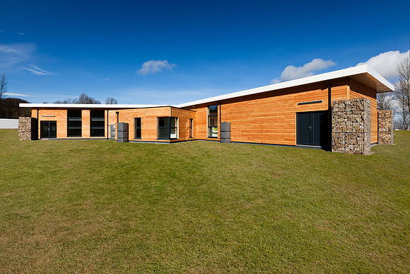 Commercial property photography, Marley Alutec aluminium rainwater systems