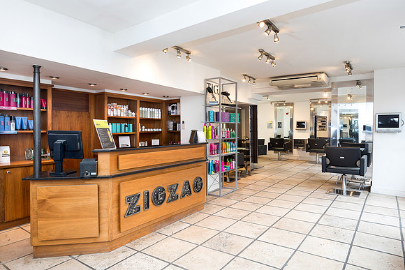 Commercial property photography, Zig Zag Hair Studios