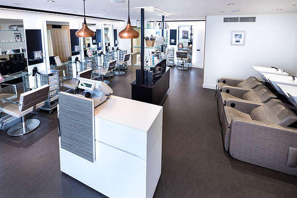 Commercial property photography, Decesare Hair Salon