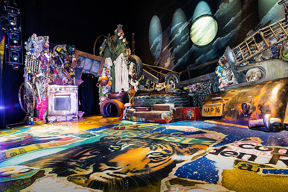 MK Theatre stage setting for the musical Cats