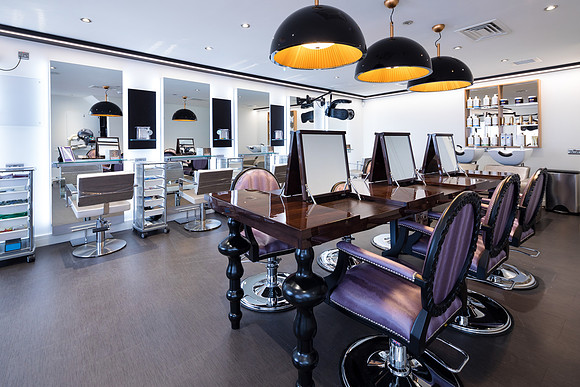 Commercial property photography, Decesare Hair Salon