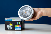 Product Photography for Megaman lighting