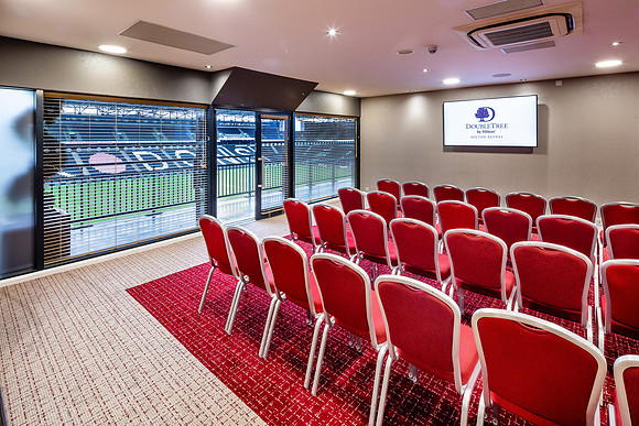 Great view of the MK Dons pitch from the Double Tree rooms