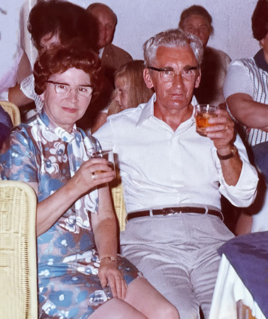 Edith and John Johnson Holiday Spain c1970