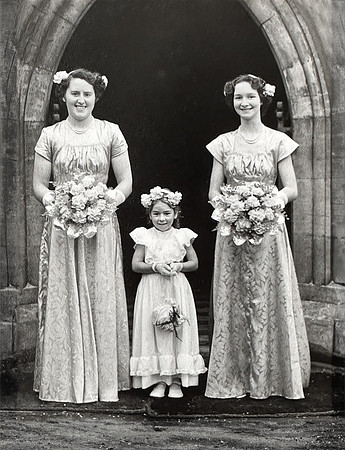 Joyce and Rita at Jean and Colin wedding Sept 1951