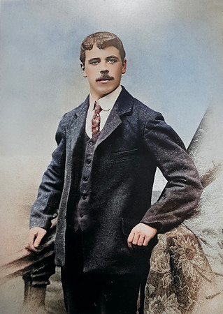 Patrick Driscoll Young man studio full length