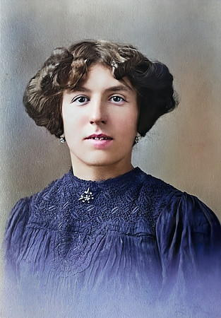 Ann Driscoll c1915 Colourised