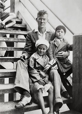 George, Joyce and Colin Jamieson c1934