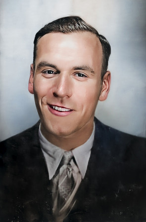 John Patrick Driscoll c1939_Colourised 0001-2